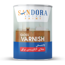 جلای آلکیدی براق وارنیش لاک براق کننده روغنی ساندورا گالن کد 55